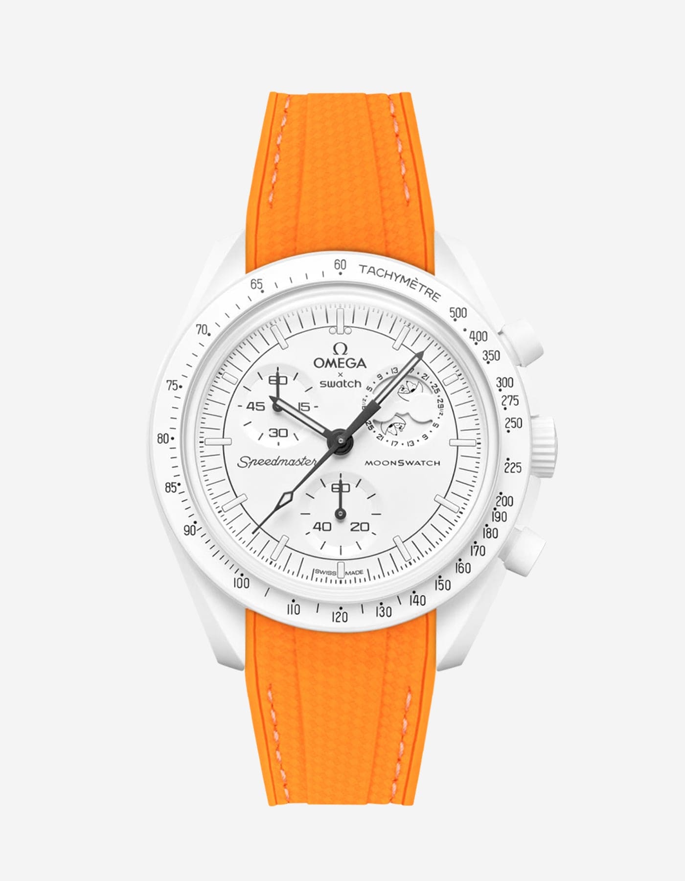 MoonSwatch Mission to the Moon Phase (Rubber Strap) - OM Luxury