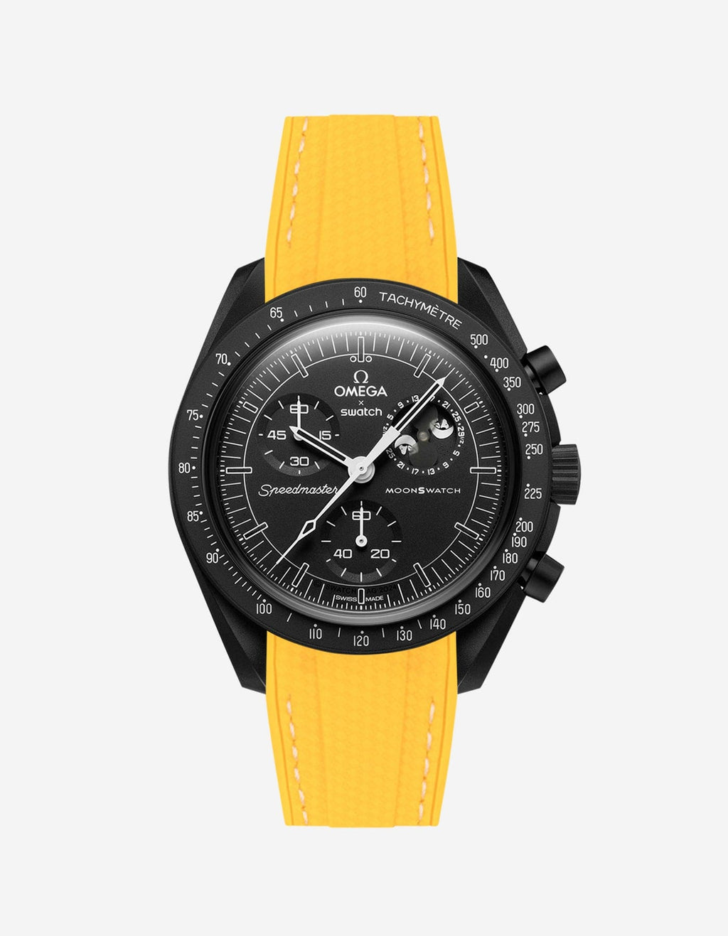 MoonSwatch Mission to The Moonphase - New Moon (Rubber Strap) - OM Luxury