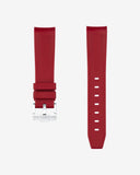 Curved Rubber Strap - Burgundy - OM Luxury