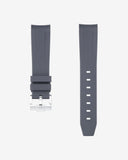 Curved Rubber Strap - Grey - OM Luxury