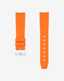 Curved Rubber Strap - Orange - OM Luxury
